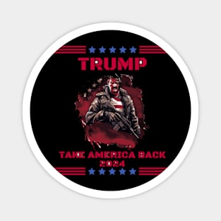 Trump Take America Back 2024 Magnet